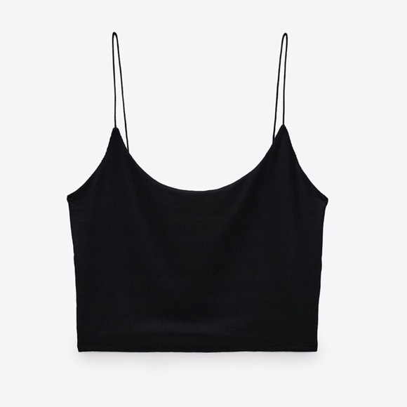 ZARA Rib Bandeau top - Picture 6 of 16